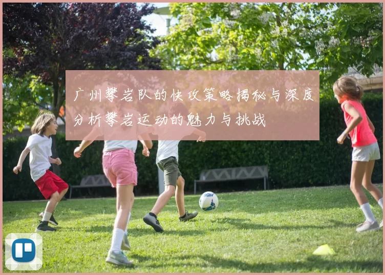 广州攀岩队的快攻策略揭秘与深度分析攀岩运动的魅力与挑战